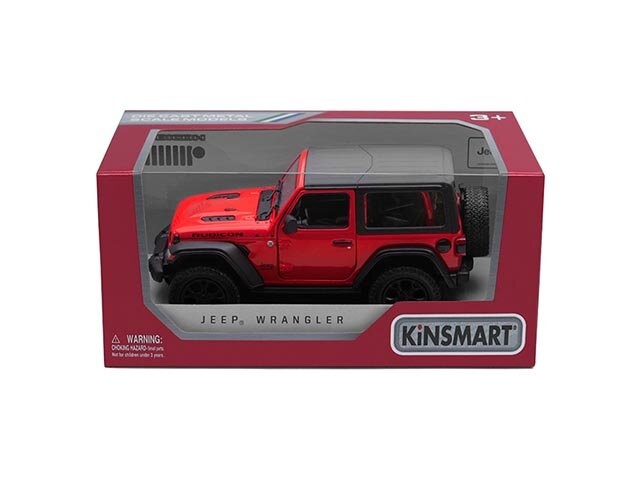 Машинка Kinsmart Jeep Wrangler (Hard Top) 2018 1:34 KT5412WB