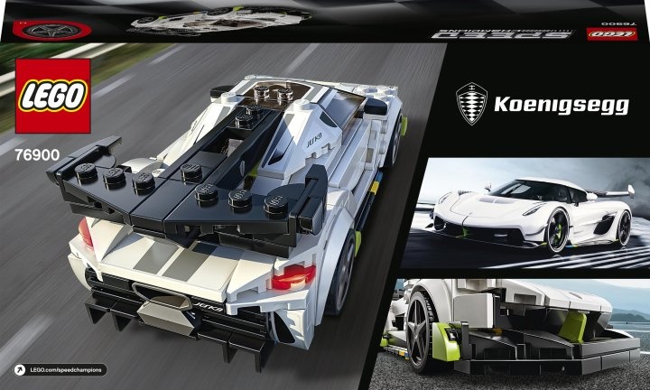 Конструктор LEGO Speed Champions Koenigsegg Jesko 280 деталей (76900)