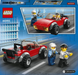 Конструктор LEGO City Переслідування автомобіля на поліцейському мотоциклі 59 деталей (60392)