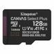 Карта памяти Kingston 128GB microSDXC class 10 UHS-I V10 A1 Canvas Select Plus (SDCS3/128GBSP)