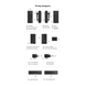 Беспроводная микрофонная система Ulanzi Vijim A100 Wireless Lavalier Microphone Type C (UV-A014A A100)