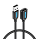 USB удлинитель 5м. Vention USB 2.0 A Male to A Female Extension Cable black PVC Type (CBIBJ)