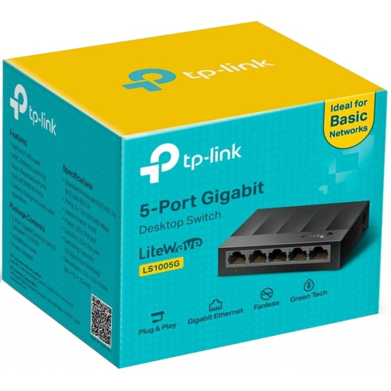 Комутатор мережевий TP-Link LS1005G