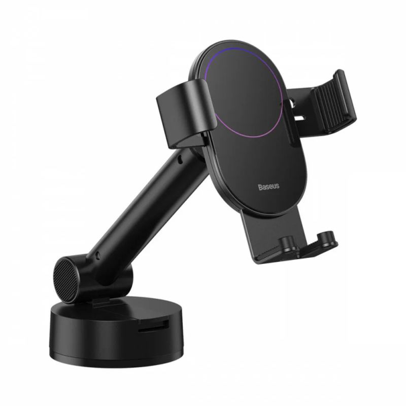 Тримач для мобiльного Baseus Simplism gravity car mount holder with suction base Black (SUYL-JY01)