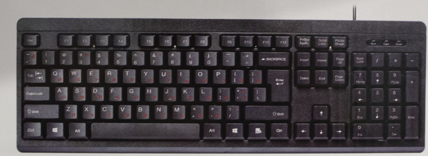 Клавіатура Maxxter KB-212-U USB black