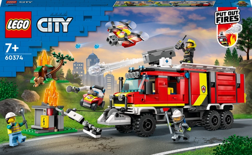 Конструктор LEGO City Пожежна машина 502 деталі (60374)