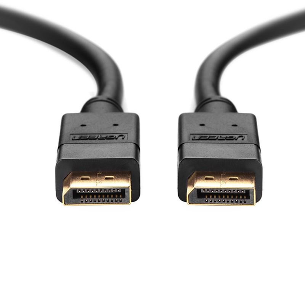 Кабель UGREEN DP Male to Male Cable 2m Black (UGR-10211)