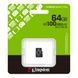 Карта пам'яті Kingston 64GB microSDXC class 10 UHS-I V10 A1 Canvas Select Plus (SDCS3/64GBSP)