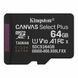 Карта пам'яті Kingston 64GB microSDXC class 10 UHS-I V10 A1 Canvas Select Plus (SDCS3/64GBSP)