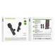 Мікрофон-петличка BOROFONE BFK15 Dual-mic lavalier wireless digital microphone (iP/Type-C) Black (6941991117107)