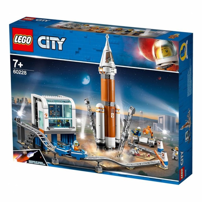 Конструктор LEGO City Ракета для проникнення вглиб космічного простору з контролем пуску 837 деталей (60228)