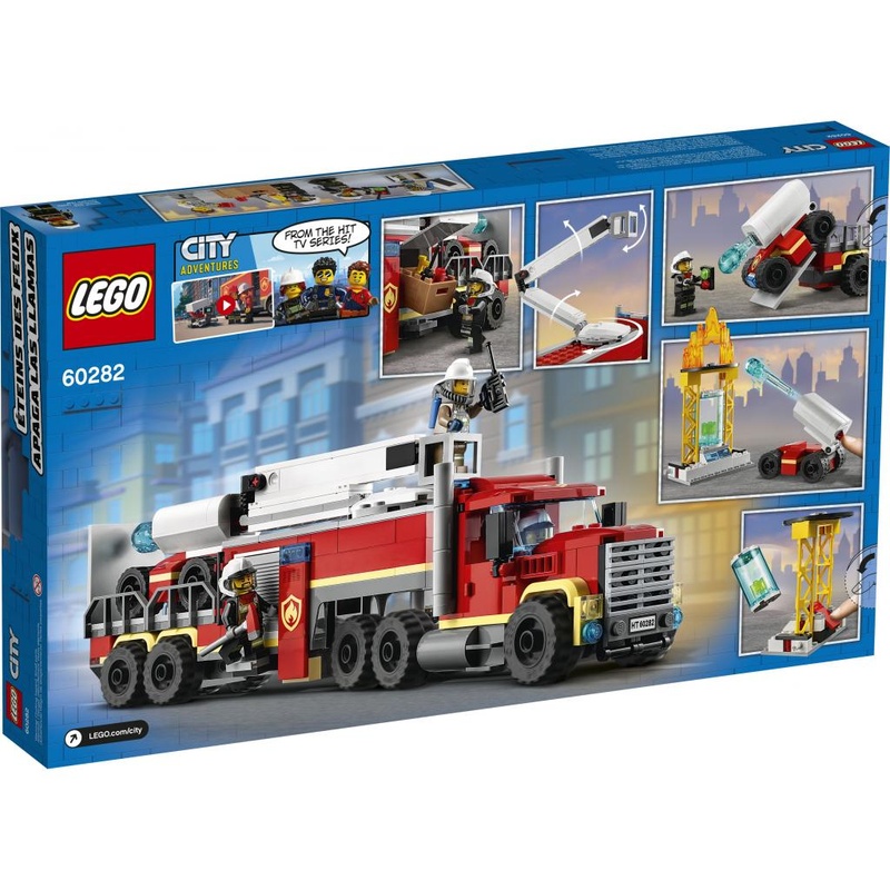 Конструктор LEGO City Fire Пожежний командний пункт 380 деталей (60282)
