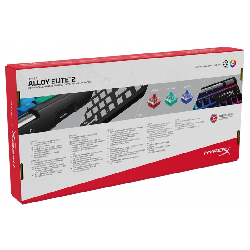 Клавиатура HyperX Alloy Elite 2 (4P5N3AX)