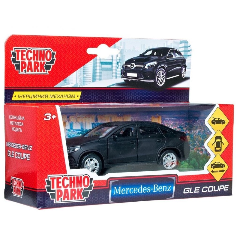 Машина Технопарк Mercedes-Benz Gle Coupe Черный (1:32) (GLE-COUPE-BE)