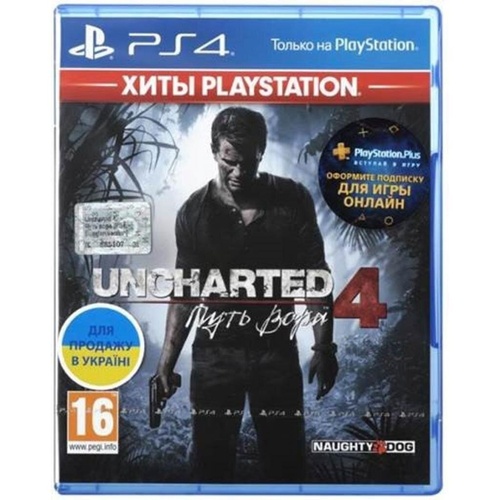 Игра Uncharted 4: Путь вора [PS4, Russian version] Blu-ray диск (9420378)