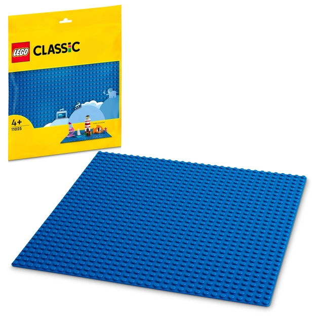 Конструктор LEGO Classic Синя базова пластина 1 деталь (11025)