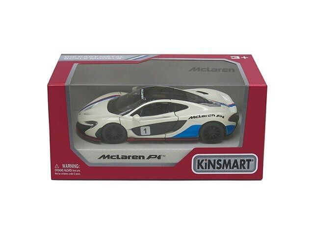 Машинка Kinsmart McLaren P1 with printing 1:36 KT5393WF