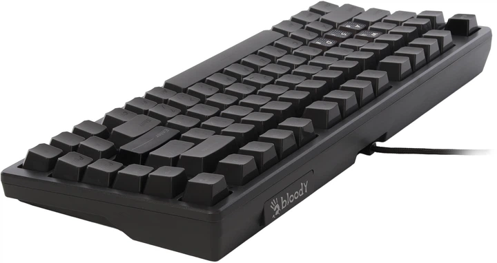 Магнітна ігрова клавіатура Bloody MS76 Iron Grey USB, RGB підсвічування, Magnetic Switch (MS76)