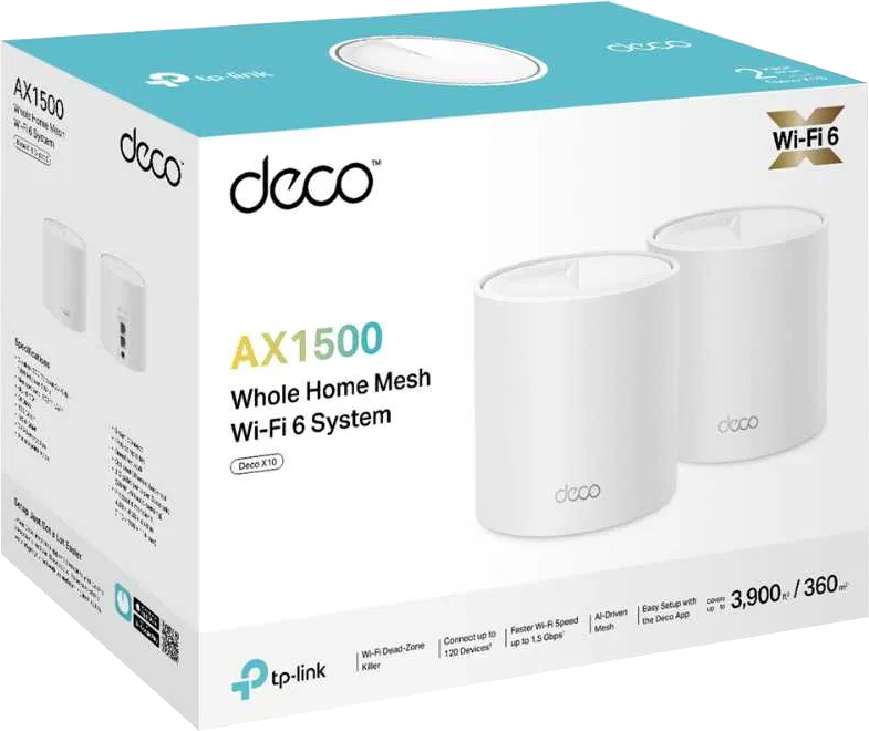 Маршрутизатор TP-Link Deco X10 2-pack