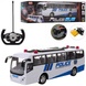 Автобус 666-690A радиокер., Аккум., Полиция, резин. колеса, свет, кор., 43,5-14-13,5 см.