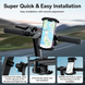 Тримач для мобільного Baseus QuickGo Series Bike Phone Mount Cluster Black (C40561500113-00)