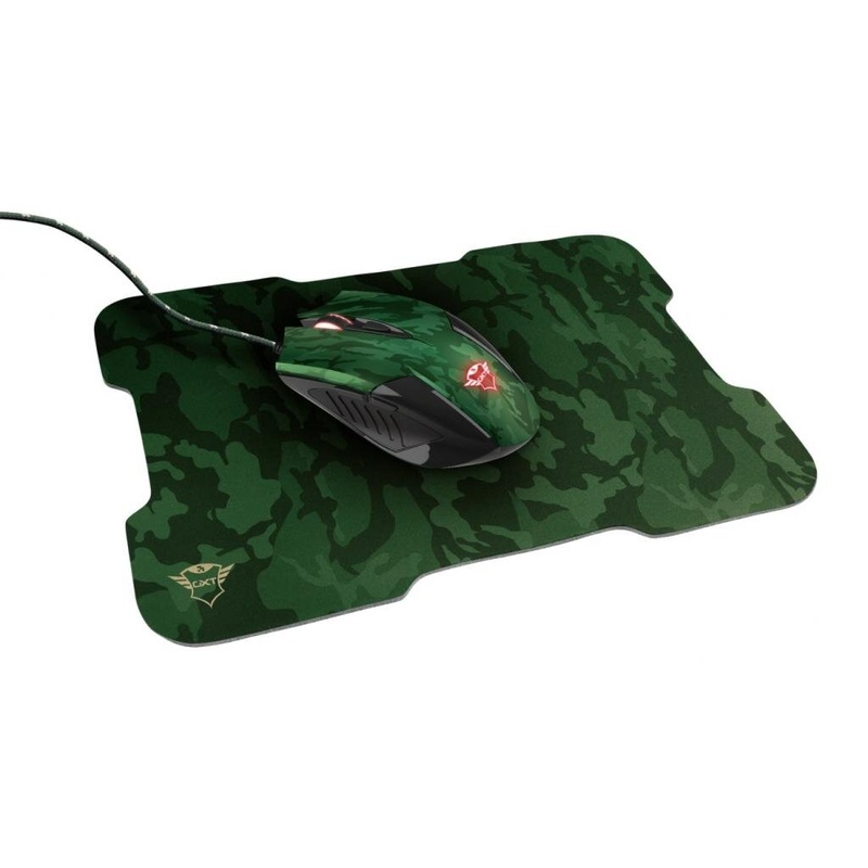 Мышка Trust GXT 781 Rixa Camo Mouse & Pad USB Camouflage (23611)