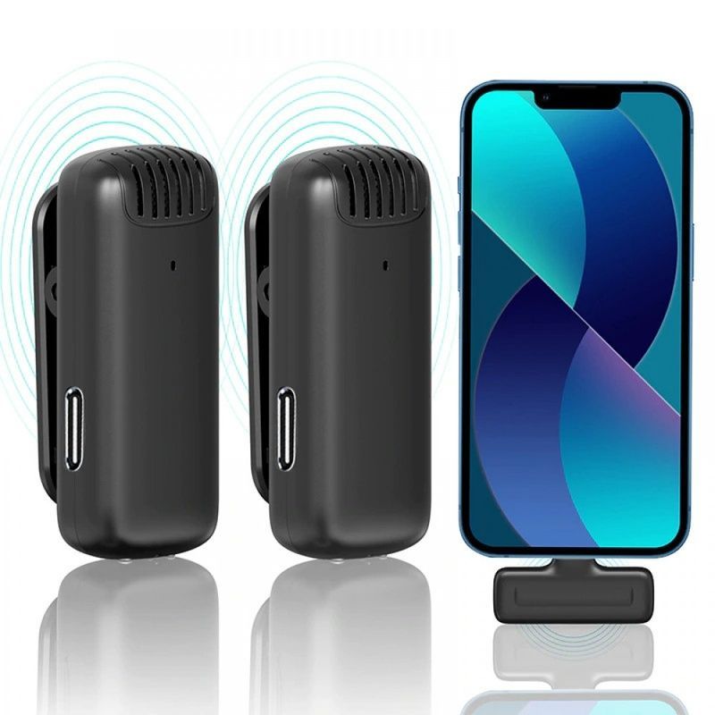 Бездротова мікрофонна система Ulanzi Vijim J12 Wireless Lavalier Microphone System (Lightning Apple interface ) (UV-2885 J12)