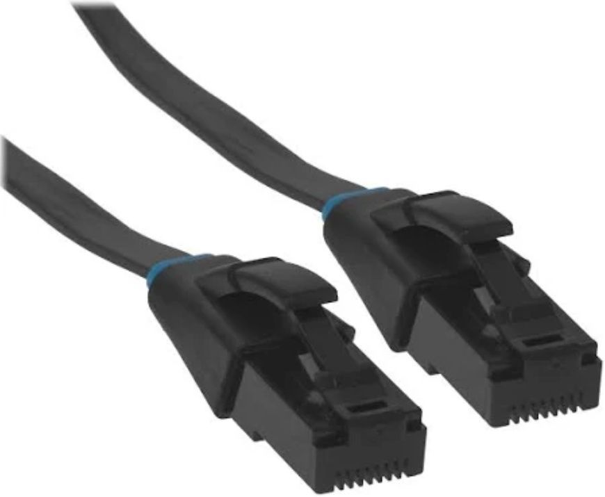 Патч корд Vention Flat Cat.6 UTP Patch Cable 8M Black (IBJBK)