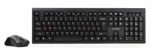 Беспроводной комплект клавиатура и мышка Gembird KBS-WM-03-UA Wireless Black (KBS-WM-03-UA)