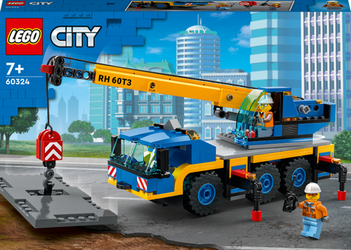 Конструктор LEGO City Передвижной кран 340 деталей (60324)
