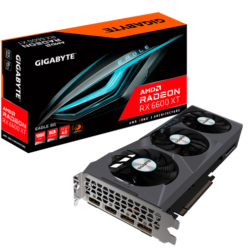 Відеокарта GIGABYTE Radeon RX 6600 XT EAGLE 8G (GV-R66XTEAGLE-8GD)
