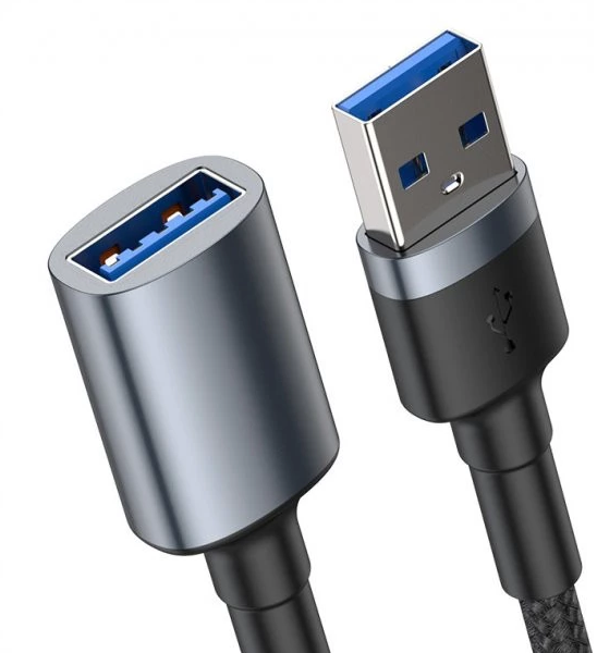USB удлинитель Baseus Cafule Cable USB3.0 Male to USB3.0 Female 2A 1m (CADKLF-B0G)