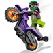 Конструктор LEGO City Stuntz Акробатичний трюковий мотоцикл 14 деталей (60296)