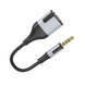 Адаптер BOROFONE BL19 Creator 2-in-1 audio adapter cable 3.5mm Black (6941991108341)