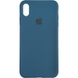 Чехол Original Full Soft Case for iPhone X/XS Space Blue