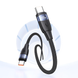 Кабель Usams US-SJ632 U85 Type-C To Type-C PD100W Aluminum Alloy Fast Charging & Data Cable black (SJ632USB01)