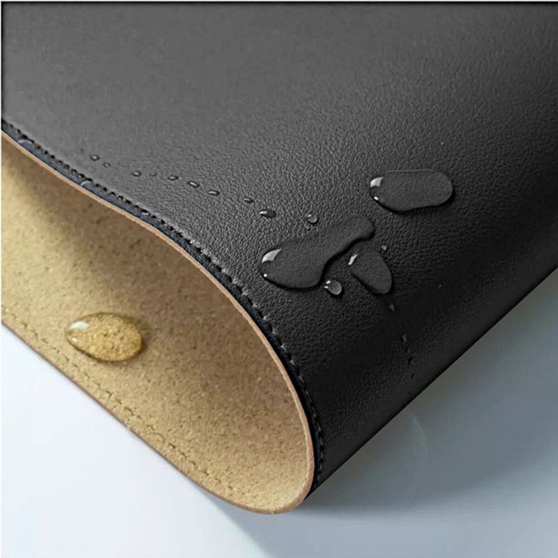 Коврик для мыши Xiaomi Mi Wu Solid Color Leather Pattern Mouse Pad 600х400 мм Black (MWMLV01-B)