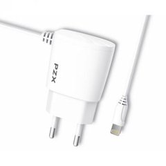Зарядний пристрій PZX 2,1A USB + iphone Cable (C823E)