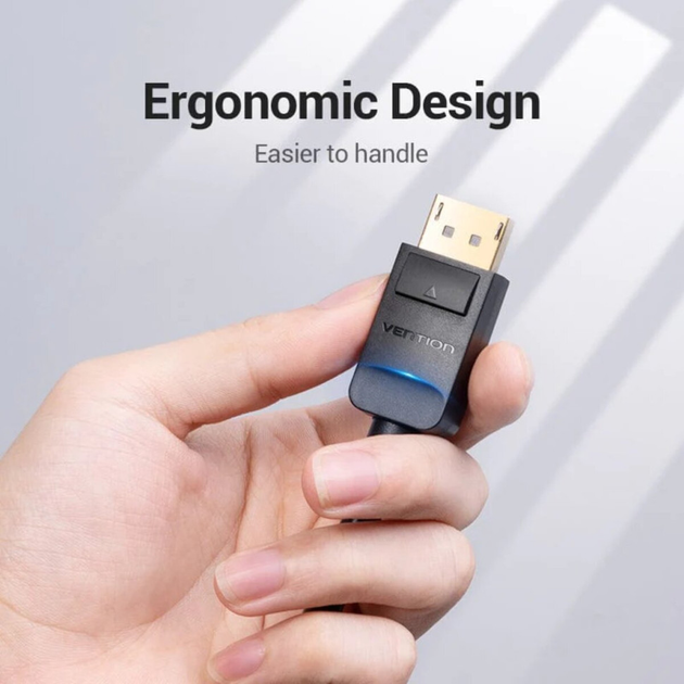 Кабель переходник Vention DisplayPort to VGA Cable 2M Black (HBLBH)