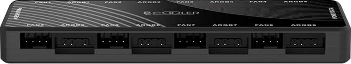 Разветвитель питания для вентиляторов и ARGB-подсветки PCCooler ARGB Hub-H01