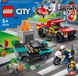 Конструктор LEGO City Пожежна рятувальна служба і поліцейське переслідування 295 деталей (60319)