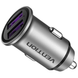 Автомобильное зарядное устройство Vention Two-Port USB A+A(30/30) Car Charger Gray Mini Style Aluminium Alloy Type (FFEH0)
