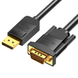 Кабель переходник Vention DisplayPort to VGA Cable 2M Black (HBLBH)