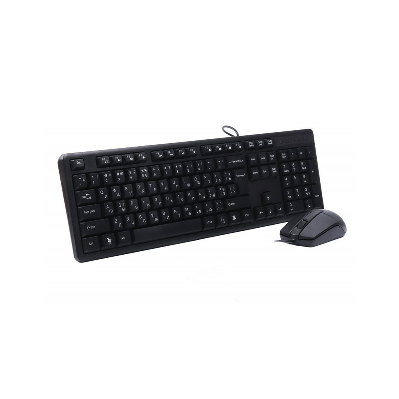 Комплект клавіатура та мишка A4Tech KK-3330 USB Black (KK-3330 Black)