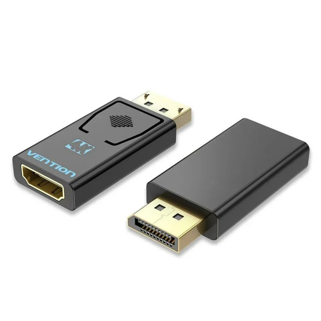 Адаптер переходник Vention DisplayPort Male to HDMI Female Adapter Black (HBMB0)