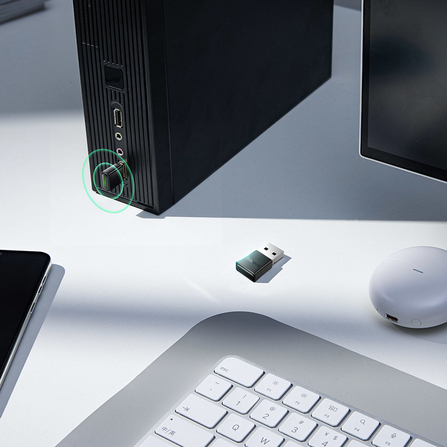 Bluetooth адаптер Baseus BA07 Wireless Black (ZJBA010001)