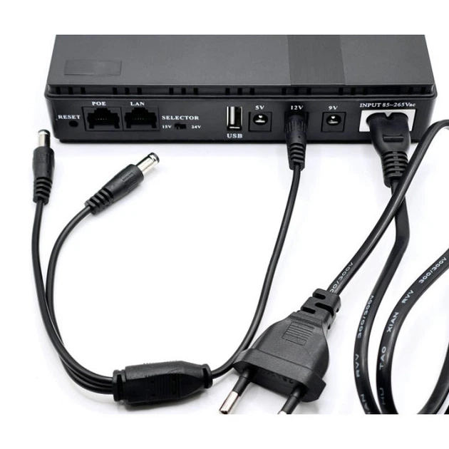 Источник бесперебойного питания для роутера TTN DC-1018 Black (18 Вт, 10400 мА-год)