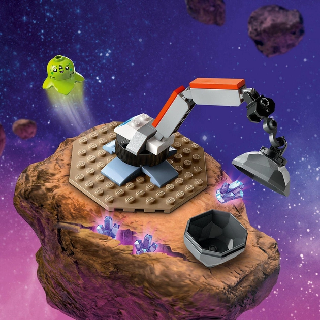 Конструктор LEGO City Космічний корабель і дослідження астероїда 126 деталей (60429)