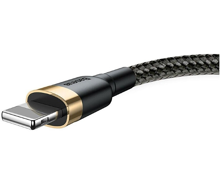 Кабель Baseus Cafule Cable USB For Lightning 1.5A 2m Gold+Black (CALKLF-CV1)