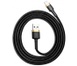 Кабель Baseus Cafule Cable USB For Lightning 1.5A 2m Gold+Black (CALKLF-CV1)